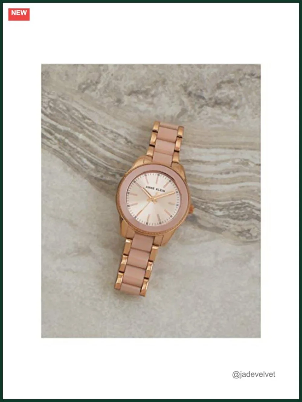 Women's Resin Bracelet Watch Japanese Quartz Mineral Crystal